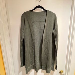 Lululemon cashmere/cashlu long cardigan